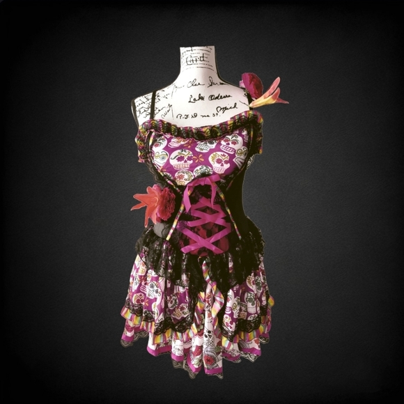 Spirit Dresses & Skirts - Spirit Halloween | Day of the Dead Halloween Costume